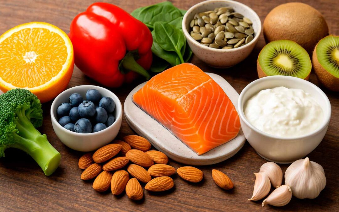 Alimentos que refuerzan el sistema inmune: descubre qué comer para tener unas defensas fuertes